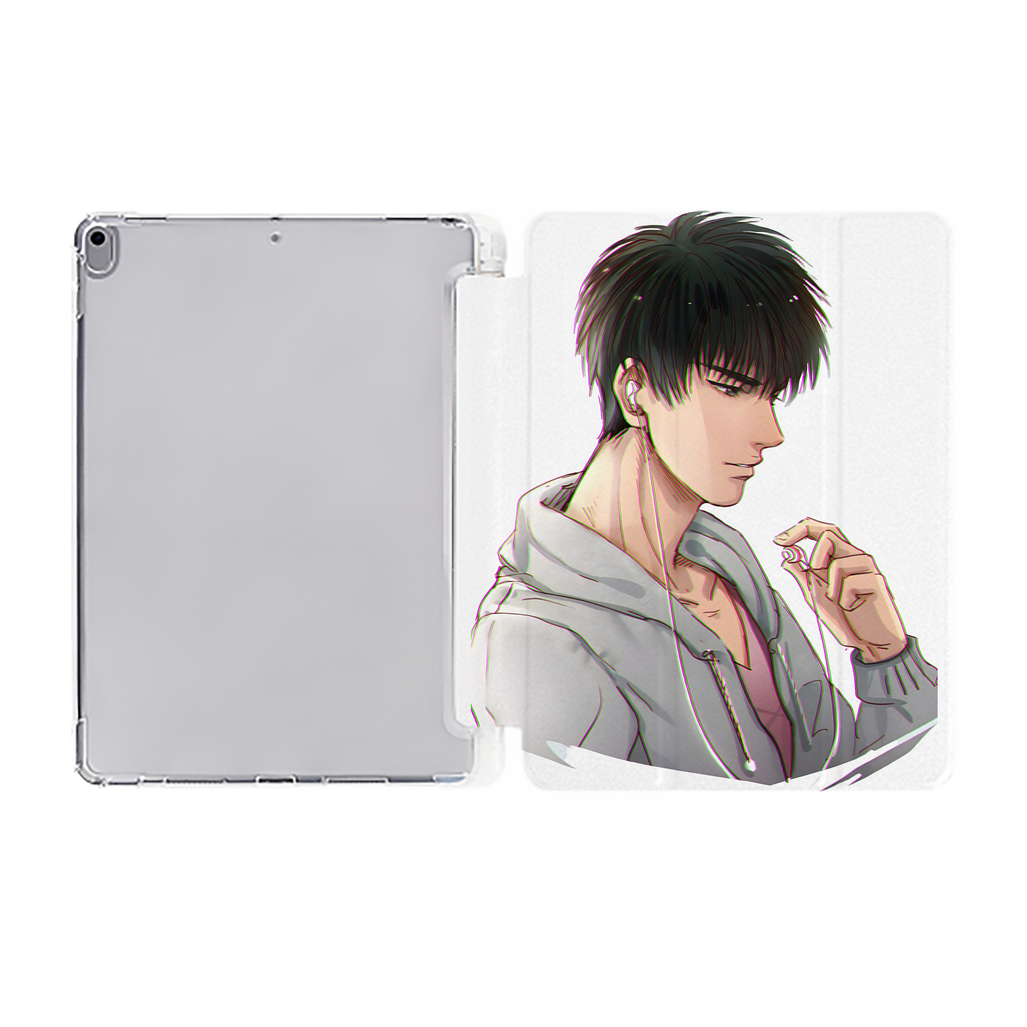 （画像用） SLAM DUNK／スラムダンク IPad ケース ペン収納付き 三つ折りスタンド PUレザー×シリコン 対応機種9.5/10.5/10.9インチ